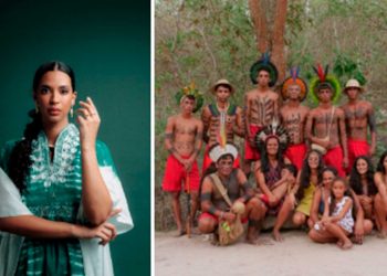 Grupo Indígena Sabuká Kariri-Xocó faz show com Héloa na Casa Natura Musical