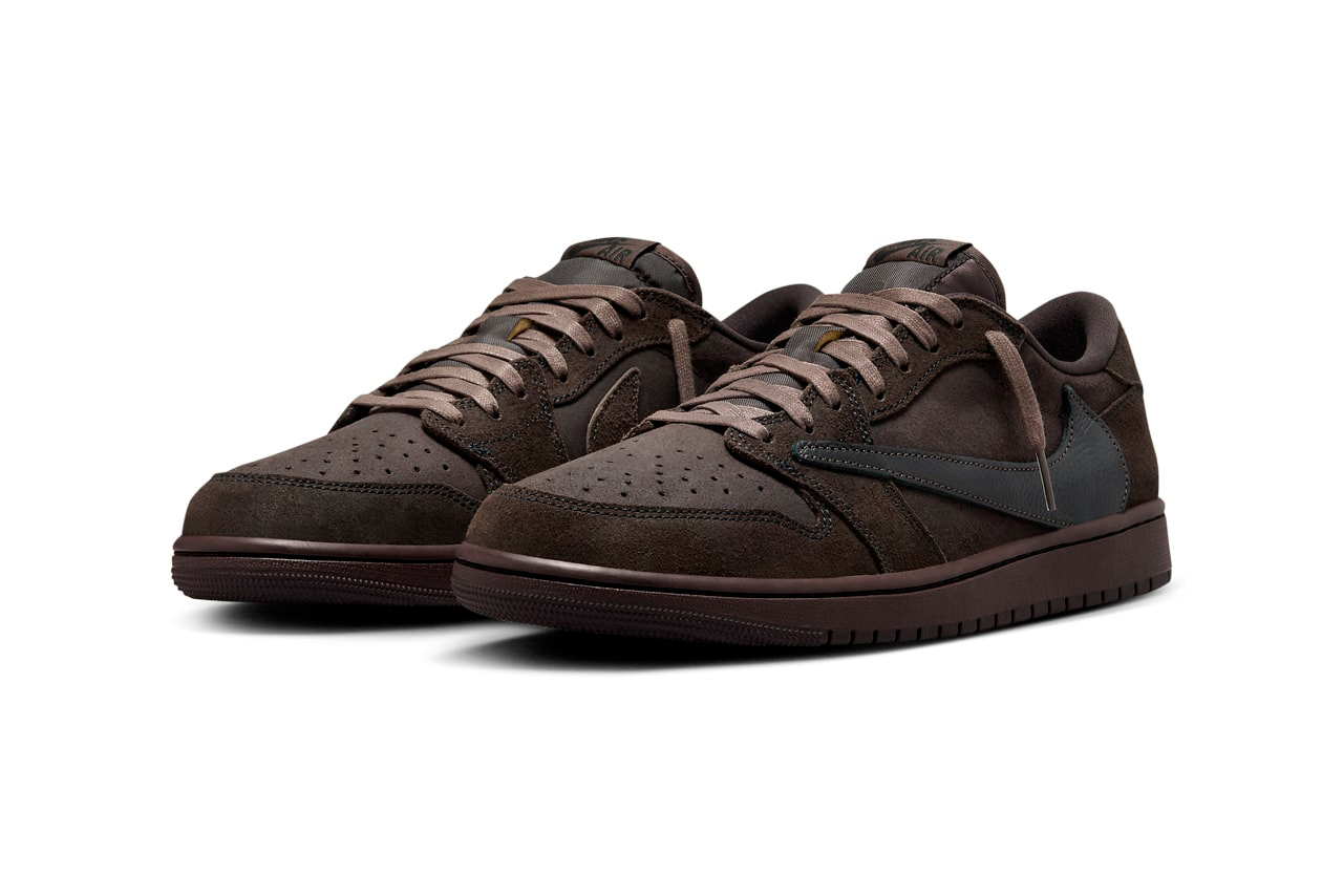 靴 AirJordan1Travis Scott Velvet Brown Velvet Brown: Nike e Travis Scott se reúnem em nova collab - CHNews