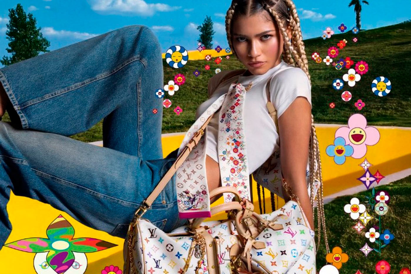 LV×MURAKAMI AYA-CHILDPSA9 Zendaya estrela campanha de nova coleção LV X Murakami - CHNews