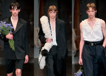 Simone Rocha apresenta seu primeiro desfile de moda masculina
