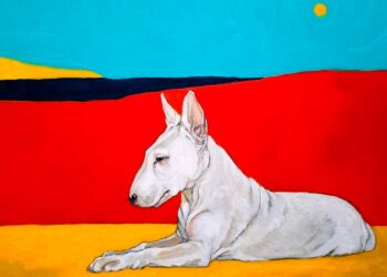 Dolores Esos transforma cães em ícones na mostra “Dogs Are Gods”