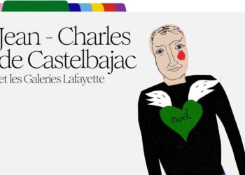 Jean-Charles de Castelbajac leva suas cores ao Natal da Galeries Lafayette