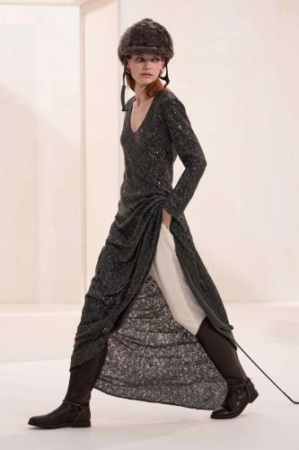 Brunello Cucinelli, inverno 2025 – Foto: Reprodução/Vogue Runway