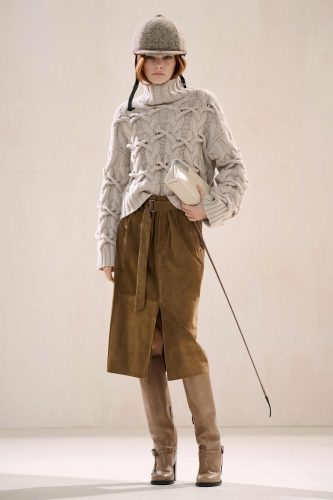 Brunello Cucinelli, inverno 2025 – Foto: Reprodução/Vogue Runway