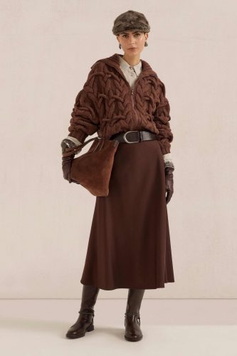 Brunello Cucinelli, inverno 2025 – Foto: Reprodução/Vogue Runway