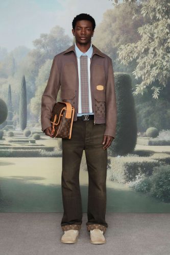 Louis Vuitton, pré-coleção de primavera/verão 2026 masculina - Foto: Reprodução/Vogue Runway