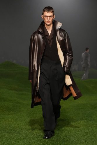 Zegna, inverno 2025 – Foto: Reprodução/Vogue Runway