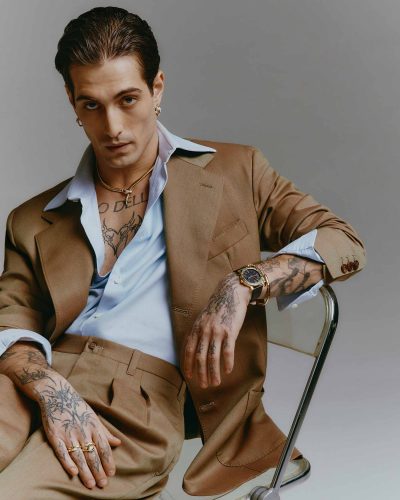Damiano David para a Bulgari - Foto: Divulgação