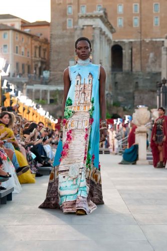 Dolce & Gabbana, alta moda 2025 - Foto: Reprodução/Vogue Runway