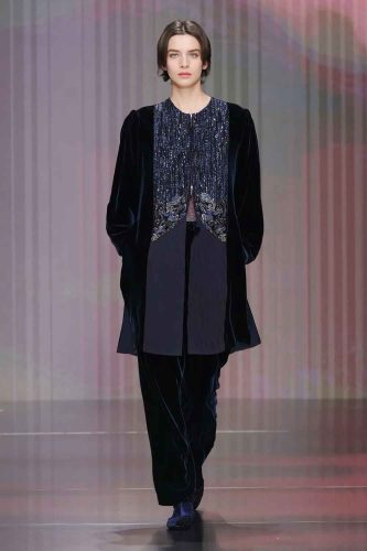 Giorgio Armani, inverno 2026 - Foto: Reprodução/Vogue Runway