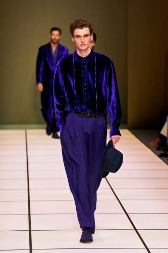 Giorgio Armani, inverno 2026 - Foto: Reprodução/Vogue Runway