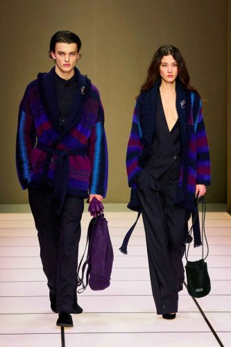 Giorgio Armani, inverno 2026 - Foto: Reprodução/Vogue Runway