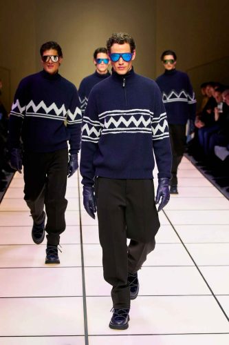 Giorgio Armani, inverno 2026 - Foto: Reprodução/Vogue Runway