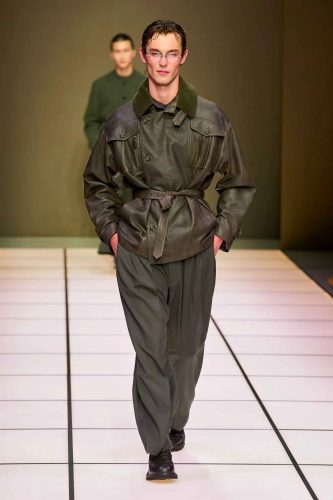 Giorgio Armani, inverno 2026 - Foto: Reprodução/Vogue Runway