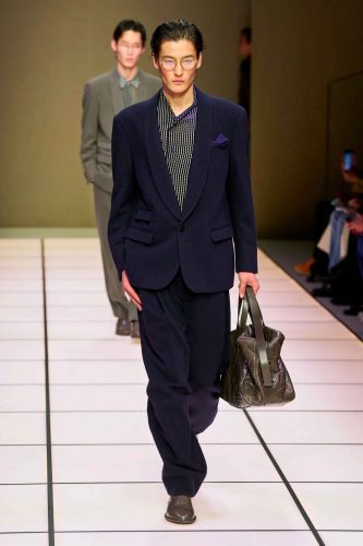 Giorgio Armani, inverno 2026 - Foto: Reprodução/Vogue Runway