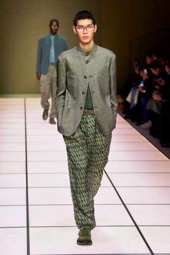 Giorgio Armani, inverno 2026 - Foto: Reprodução/Vogue Runway