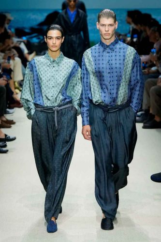 Giorgio Armani, verão 2026 - Foto: Reprodução/Vogue Runway