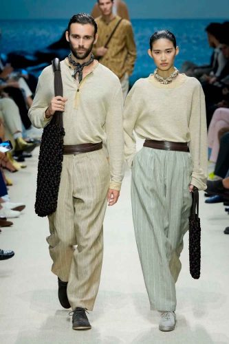 Giorgio Armani, verão 2026 - Foto: Reprodução/Vogue Runway