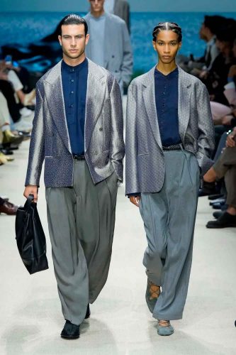 Giorgio Armani, verão 2026 - Foto: Reprodução/Vogue Runway