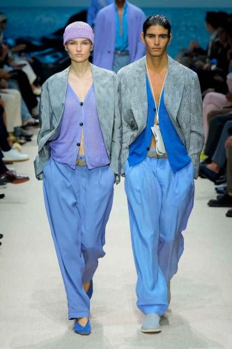 Giorgio Armani, verão 2026 - Foto: Reprodução/Vogue Runway