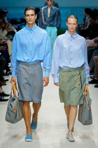 Giorgio Armani, verão 2026 - Foto: Reprodução/Vogue Runway