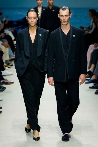 Giorgio Armani, verão 2026 - Foto: Reprodução/Vogue Runway