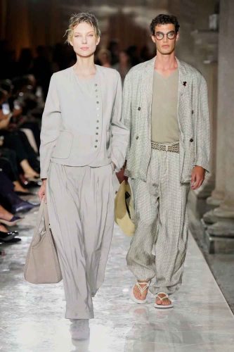 Giorgio Armani, verão 2026 - Foto: Reprodução/Vogue Runway