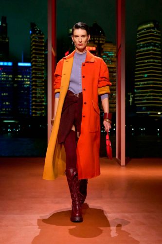 Hermès, inverno 2025 - Foto: Reprodução/Vogue Runway