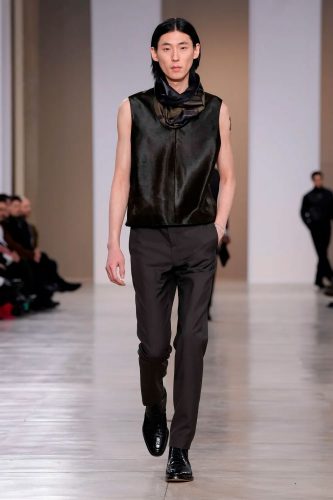Hermès masculina, inverno 2024 - Foto: Vogue Runway