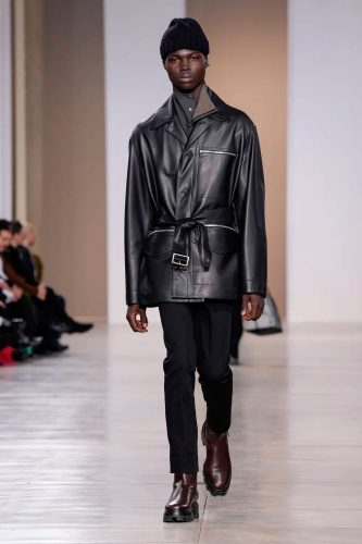 Hermès masculina, inverno 2024 - Foto: Vogue Runway