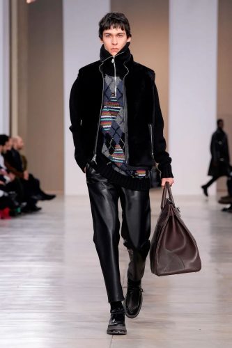 Hermès masculina, inverno 2024 - Foto: Vogue Runway
