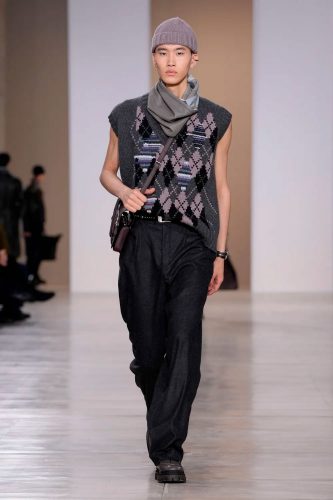 Hermès masculina, inverno 2024 - Foto: Vogue Runway
