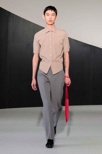 Jil Sander, verão 2026 - Foto: Reprodução/Vogue Runway