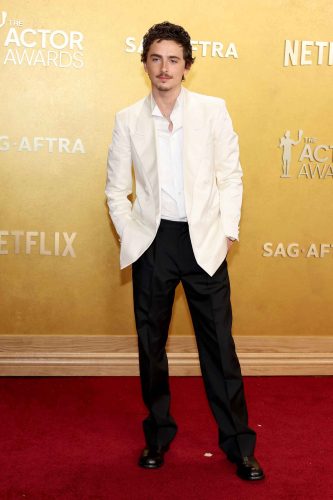 Timothée Chalamet veste Prada - Foto: Divulgação