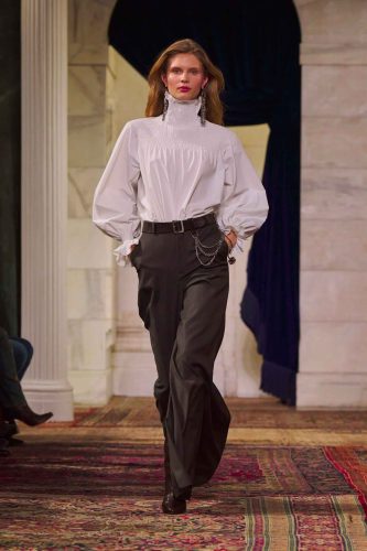 Ralph Lauren, inverno 2026 - Foto: Reprodução/Vogue Runway