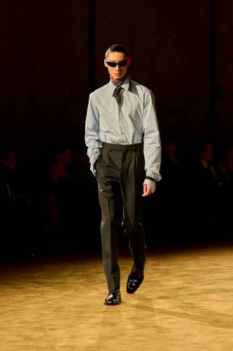Saint Laurent, inverno 2026 - Foto: Reprodução/Vogue Runway